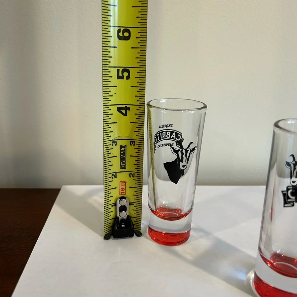 Cabrito Tequila Shot Glass Set of 2